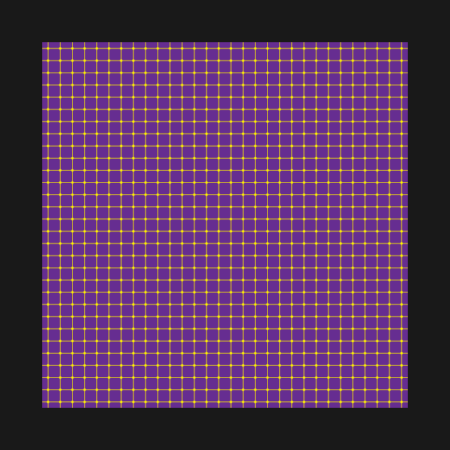 Purple Dot Optical Illusion Pattern by sciencenotes