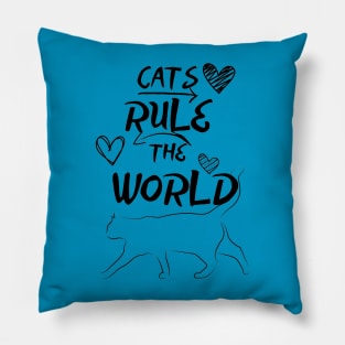 cat nice love Pillow