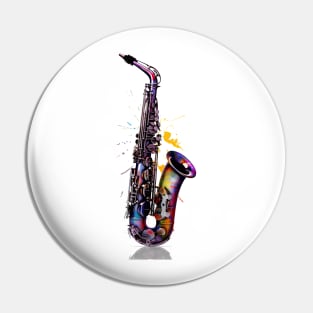 Saxophone Pin