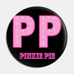 My little Pony - Pinkie Pie Initials Pin