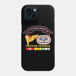 11th Pathfinder Det - VN Vet w Abn Badge Cbt Star PathFinder Badge Phone Case