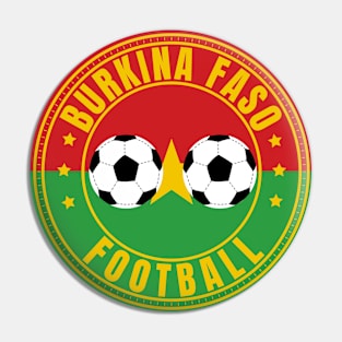 Burkina Faso Football Pin