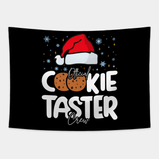 Official Cookie Taster Crew - Funny And Sweet Christmas Design Tapestry