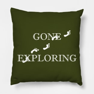 Gone Exploring Pillow