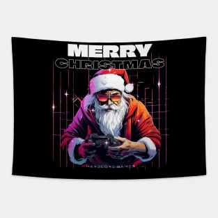 Merry christmas the gaming santa claus Tapestry