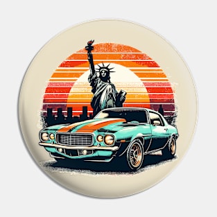 Camaro with Statue of Liberty Pin