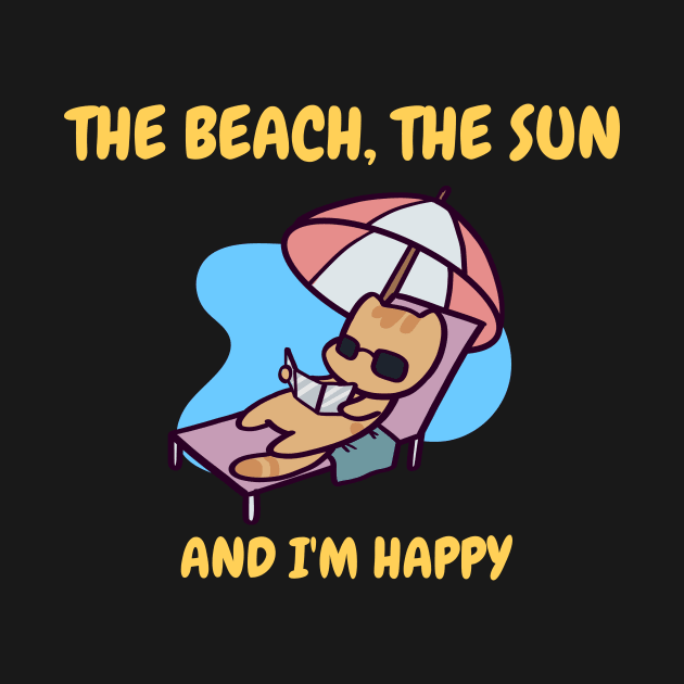 The Beach, The Sun, And I'm Happy by ThumboArtBumbo