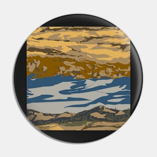 High Desert Mountain Stripe Pin