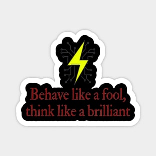 Behave Like a Fool Magnet