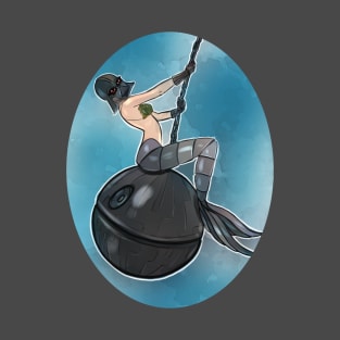 Sci-fi Mermaid Wrecking Ball T-Shirt