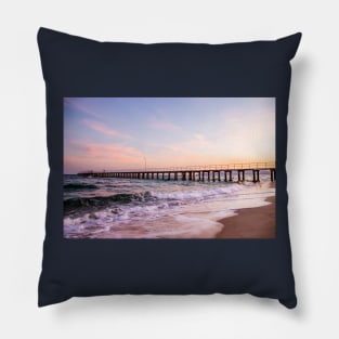 Dromana Pier, Dromana, Mornington Peninsula, Victoria, Australia Pillow