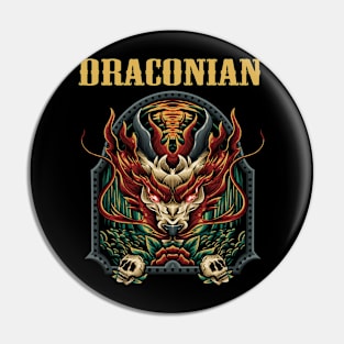 DRACONIAN BAND Pin