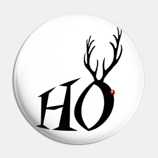 Reindeer "Ho" Pin