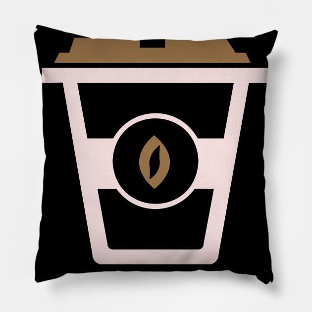 Everything Gets Better With Coffee Pillow by Lasso Print