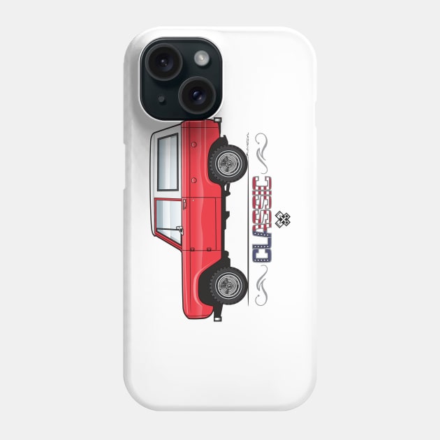 Red Classic Phone Case by JRCustoms44