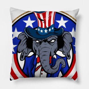 Notorious GOP Republican Elephant Pillow