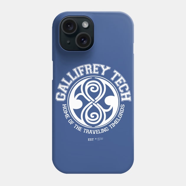 Gallifrey Tech - College Wear 01 Phone Case by pbarbalios