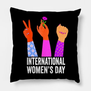 International Womens Day 2024 Break The Bias Womens Day Pillow