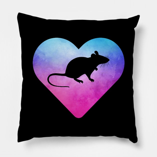 Women or Girls Mouse Pillow by JKFDesigns