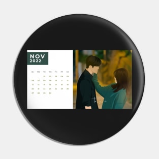 Calendar 2022 November with Korean Dramas Pin