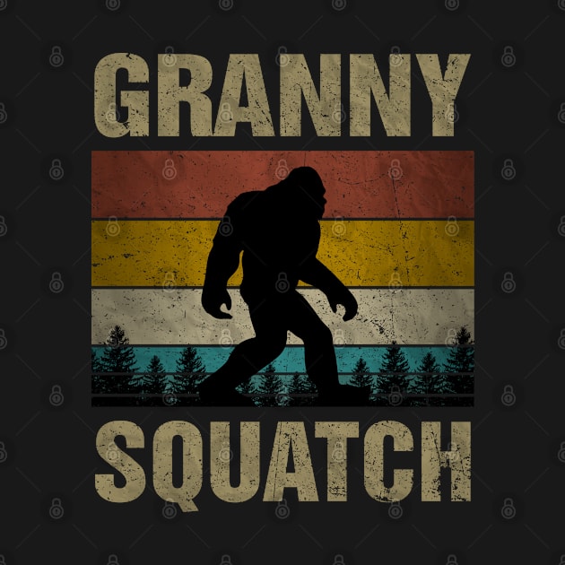 Granny Squatch Bigfoot Granny Sasquatch Yeti Family Matching by snnt