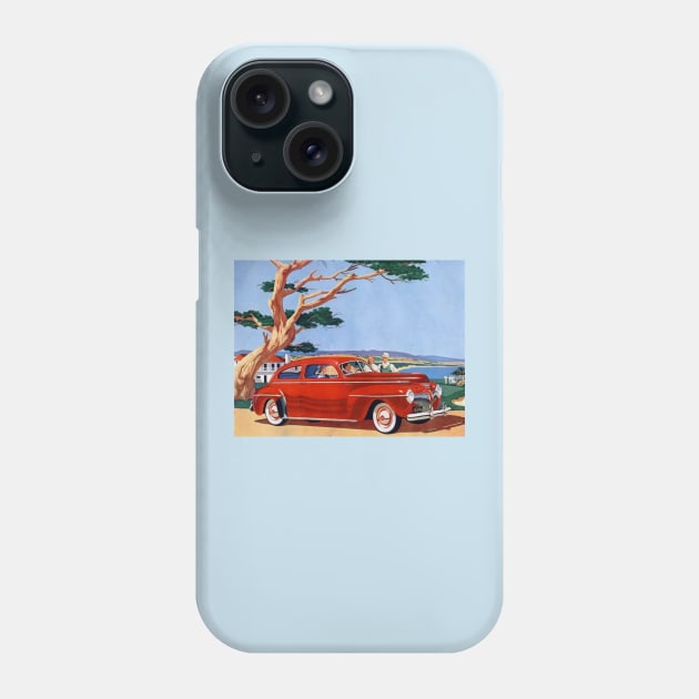 1941 Red DeSoto Phone Case by YulisArtiyanaSiregar