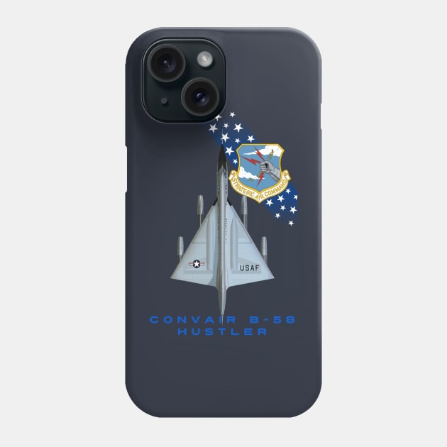 Convair B-58 Hustler Phone Case by John_Matthews_Art