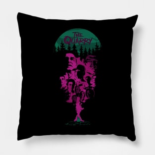 Quarry retro firecamp Pillow