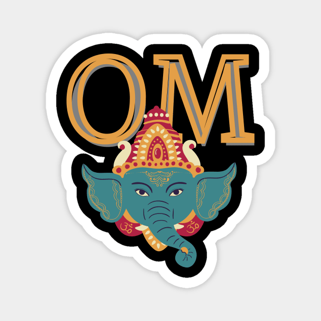 OM Magnet by Psychodelic Goat