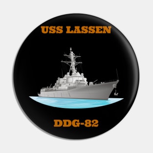 Lassen DDG-82 Destroyer Ship Pin