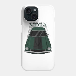 Custom Chevrolet Vega GT 1971 - 1973 - dark green and black Phone Case