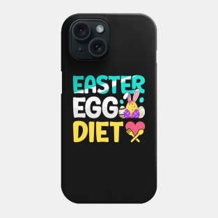 Easter Egg Diet Funny Easter T Shirt Design Phone Case