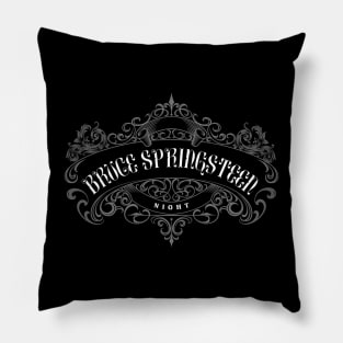 Night - Bruce Springsteen Vintage Pillow