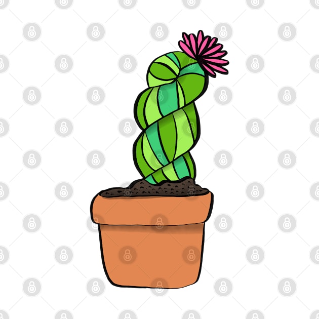 Potted Yarn Cactus by HELLOhappy