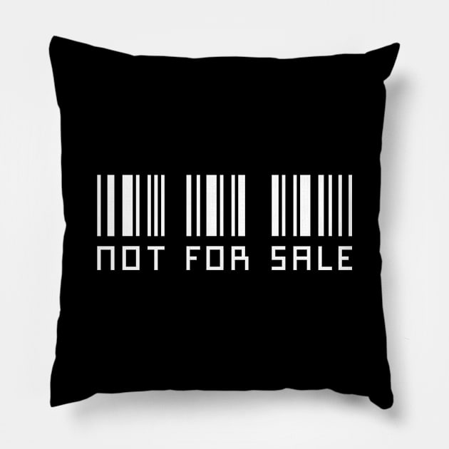 NOT FOR SALE, human rights awareness Pillow by strangelyhandsome