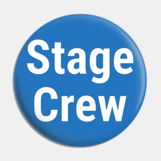 Stage Crew Big Back Pin