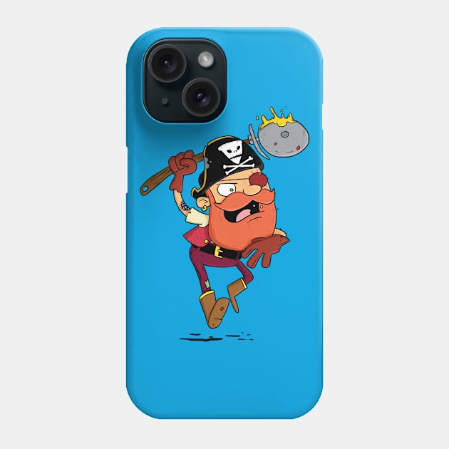 Pizza Pirate - Snack Attack Phone Case by striffle