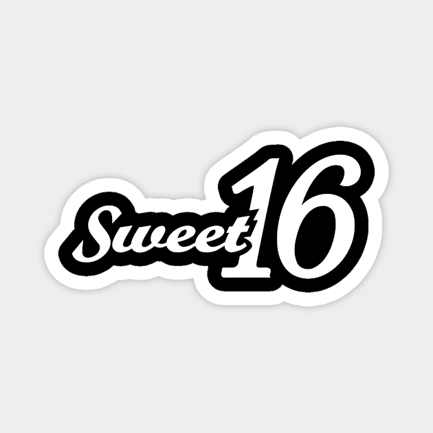 Sweet 16 Magnet by Designzz