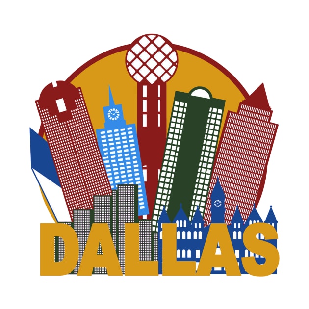 Dallas Skyline by zsonn