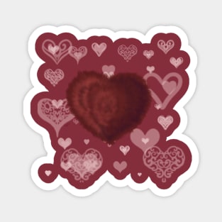 lover heart valentines day Magnet