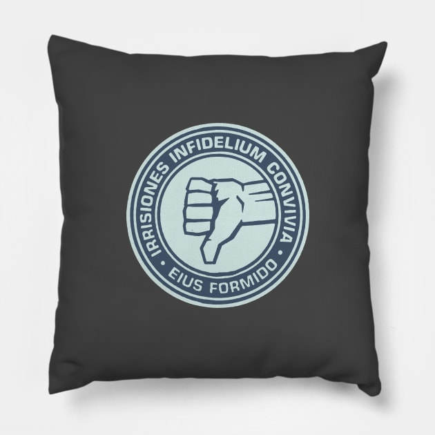 The Bad Place Insignia! Pillow by LordNeckbeard