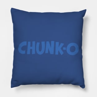 Chunk-o  in blue Pillow