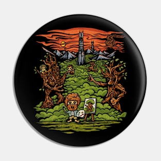 Not So Happy Little Trees Pin