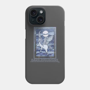 Flight Into Fantasy Stained Glass for Dark Items Phone Case