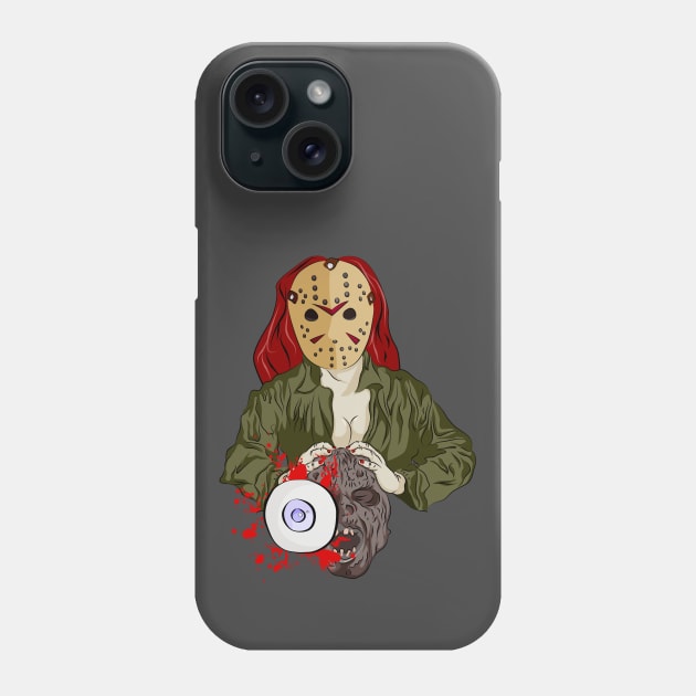 Final Girl's Revenge Phone Case by Flush Gorden