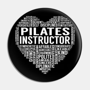 Pilates Instructor Heart Pin