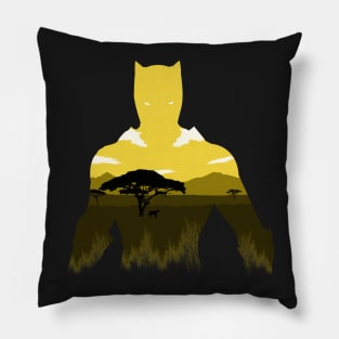 Golden Jungle King Pillow