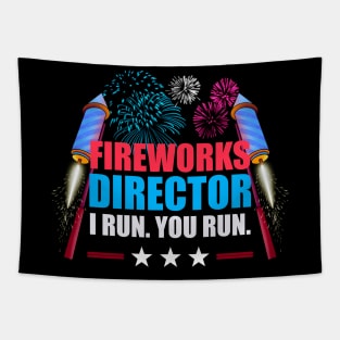 Fireworks director I run you run Tapestry