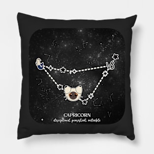 Catstellation-Capricorn Pillow