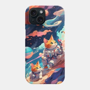 Space Cats Adventure Phone Case